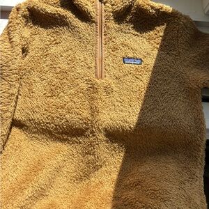 Patagonia Los Gatos tan Sherpa Half-Zip Pullover